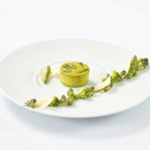 Grünes Spargel-Mousse mit Parmesan – Traiteur de Paris